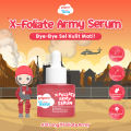 PIGEON TEENS X-FOLIATE ARMY SERUM 20ML SERUM WAJAH PEELING EKSFOLIASI MENGANGKAT SEL KULIT MATI MENCERAHKAN MEMUDARKAN NODA HITAM PADA KULIT WAJAH. 
