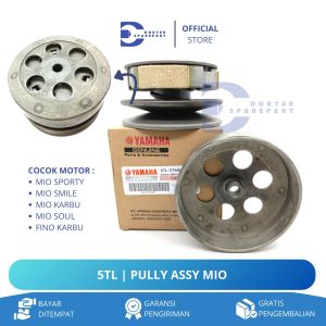 5TL PULLY ASSY MIO SPORTY / MIO SMILE / MIO SOUL / MIO KARBU / FINO KARBU / PULLEY / PULI / PULY