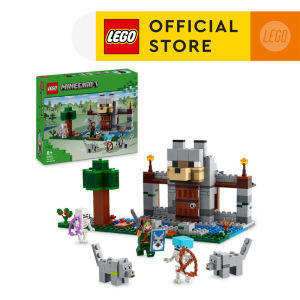LEGO Minecraft 21261 The Wolf Stronghold (312 Pieces) Mainan Balok (8 Tahun+)