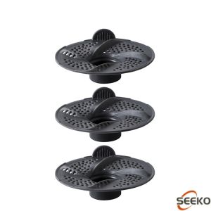 SK 3 Pcs/pack Hair Catcher  Anti-clog Bathroom Drain Filter Bathroom Swirl Floor Drain