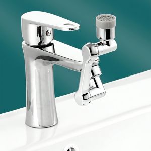 Đầu Chuyển Đổi Vòi Nước Cơ Học Xoay 1080 Độ Chống Văng Đa Năng Cho Nhà Tắm -Lumbley