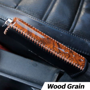Honda Car Leather Handbrake Cover Automobile Gear Handbrake Protective Cover Hand Brake Cover Protector For Honda City gm6 gn2 Hatchback Civic fc fd fe Jazz HRV Accord BRV CRV WRV