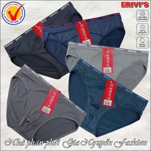 Combo 5 Quần lót nam Quần sịp nam Thun lạnh bốn chiều thương hiệu ERIVIS - Hàng Việt Nam chất lượng cao