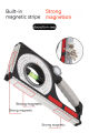 Slope gradient ruler/magnetic inclinometer/goniometer/angle measuring tool/gradient measuring instrument. 