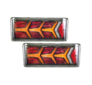 LAMPU STOPLAMP REM BELAKANG MODEL MOBIL TRAGA 3 PANAH 33 CM 12 VOLT