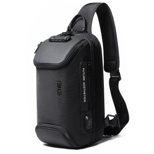 BANGE New Model Class Song Mens Business Anti-Theft Single Shoulder Bag Tech USB Lightweight Outdoor Male Crossbody Chest Bag2026