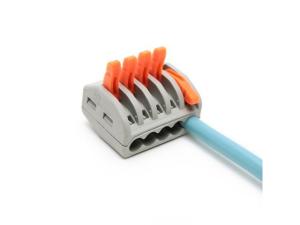 Combo 5 cút nối dây điện KV222-415 Wago nối 5 dây đơn