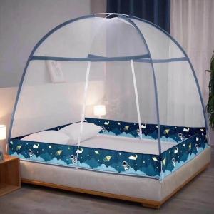 Bestenrose Single Double Queen King Size Bed Full Cover Foldable Kelambu Khemah Modern Stand Mosquito Net Tent Frame Protector