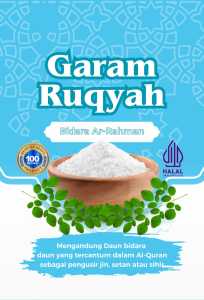 garam ruqyah Ar Rahman 500gr || Menetralisir Dari Segala Jenis Gangguan Sihir