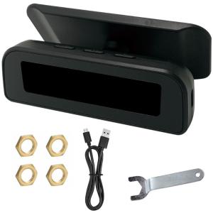 Multi Vehicle Tire Pressure Alerts System Solar USB Charging Waterproof Solar Powered Pressure Meter for Camping Trailers