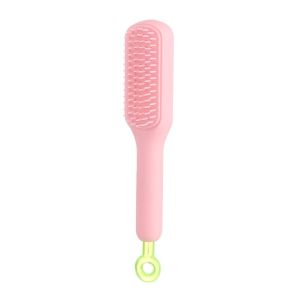 SKJK Self Cleaning Self Cleaning Hair Comb Anti-static Smoothing Magic Retractable Comb ABS Hairdressing Hair Comb