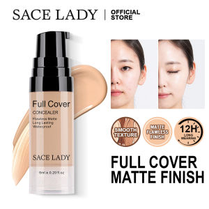 SACE LADY Full Cover Concealer Makeup Face Flawless Make Up Liquid Corrector Cream Natural Cosmetic