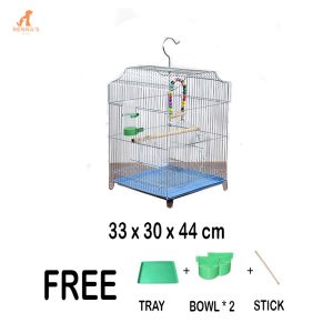 Rennas Bird Cage For Bird Feeder For Bird Collapsible cage Cage Bird Toy For Bird Accessories Cage
