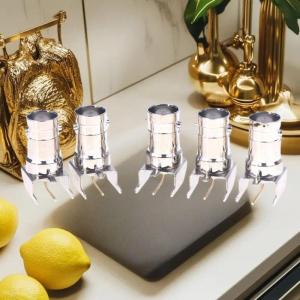 godessing 5 10 20pcs 50 Q9 BNC nữ góc phải 90 độ cắm Solder cup PCB Nickel mạ đồng thau RF Coaxial Adapter