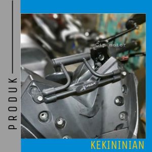 Breket Dudukan Holder HP Handphone XMAX 250cc Old Lama Awet Kuat Anti Getar