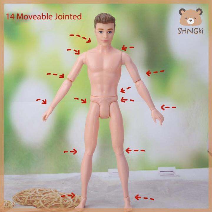 Shngki Moveable Jointed Dolls Boyfriend Male Prince Naked Nude Doll Body Diy Toys Lazada Ph