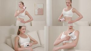 AE Home-use fat-reducing machine small fat-burning machine multifunctional portable massager handheld vibrating shaping machine mini