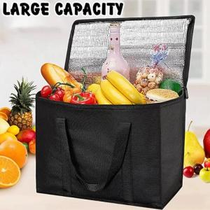 Portable Insulated Thermal Cooler Bag Insulation To Keep Cold Large Capacity Lunch Bag Zip Picnic Camping Tin Foil Food Bag