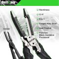 HURRICANE 6-in-1 Wire Stripper, Crimping Tool, Wire Cutter Stripping Tool, Multifunctional Electrical Pliers for Cable Stripper, Wire Crimper(8-18 AWG Solid, 10-20 AWG Stranded). 