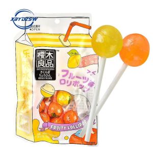 樱木町水果棒棒糖 情人节糖果ลูกอม 10 ชิ้น