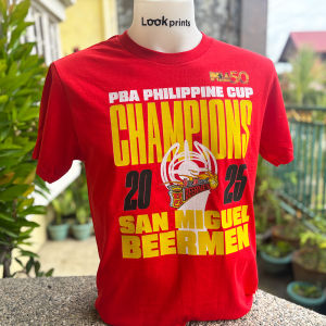 PBA SAN MIGUEL BEERMEN 2025 CHAMPION TSHIRT