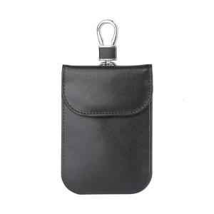Blocking Car Key Pouches Not Theft Signal Shielding Bag Credit Protector Leather Case For Keyless Entry Vehicles