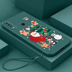 เคสสำหรับ VIVO Y17 Y3 Y3S 2020 Y15 Y12 U3X U10 Y11 2019 Y12i VIVO Y50 Y30เคส TPU นุ่มสไตล์คริสต์มาสเคสโทรศัพท์