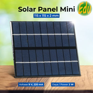 Panel Surya Solar Cell 9V 2W DIY Generator Mini Tenaga Matahari