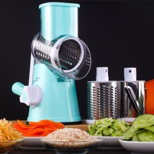 SHENAR ALAT PENGIRIS PENGGILING BUMBU SAYUR & BUAH WARNA HIJAU/ MANUAL (MULTI SHREDER 3 in 1)/ ALAT DAPUR PRAKTIS/ PENGIRIS SAYUR 3IN 1- BIRU GOODIESCORNER168