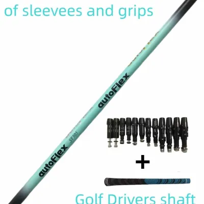 Autoflex Golf Shaft สำหรับไดรฟ์ | สีน้ำเงิน | SF505XX/SF505/SF505X ดิ้น | ก้านไม้กอล์ฟแกรไฟต์ | ฟรีกริปและการติดตั้งปลอก