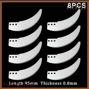 [Falsh F] 4 8PCS 85mm Agricultural Chopper Blade Breeding Chicken Duck And Pig Feed Fruit And Vegetable Cutting Machine Farm Cutter Grass