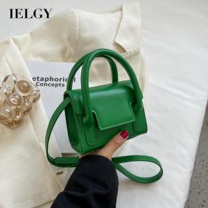 IELGY แฟชั่นที่เรียบง่ายอเนกประสงค์ Crossbody หนึ่งไหล่มือถือกระเป๋าสี่เหลี่ยมเล็กๆผู้หญิง