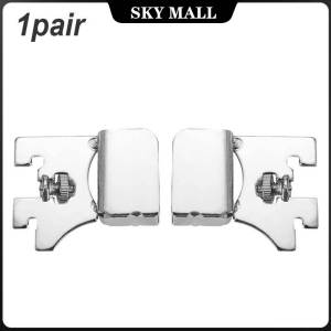 1pair A-pillar Bracket Bar Holders for Slotted Post  Wall Mounted Bracket for 15x30mm Horizontal Bars