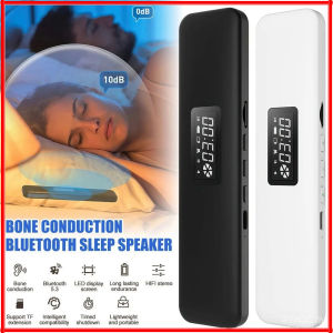 New แบบพกพาและสะดวกอัจฉริยะ Bone Conduction Sleep Speaker ลําโพงจอแสดงผล LED Bluetooth 5.3 ลำโพงใต้หมอน Type-C