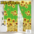 HTC 6PCS Christmas Curtain for Window Big Size Curtain Sale 100cm X 210cm Christmas Decor Christmas Kurtina Living Room Curtain Bedroom Curtain【Ship Today】. 