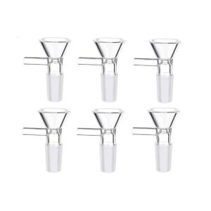Heat Resistant Borosilicate Glass Funnel 14mm Laboratory Kitchen Tool With Ergonomic Handle For Precise Liquid Transfer