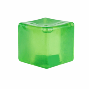 FUNG Clear Cube Squeeze Ball Glutinous Soft Sensory Cube Decompression Gel Filled Slow Rebound Toy Office Break
