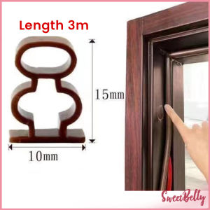 Sweet Belly แถบปิดช่องประตู กันลม กันชน กันฝุ่น และกันเสียง กาวในตัว กันน้ำ Door seal strip