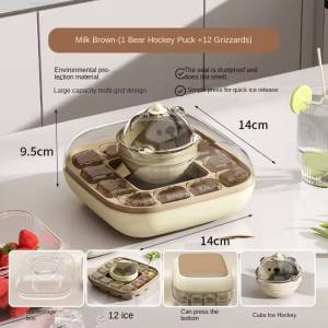 New Food Grade Ice Cube Tray Cetakan Es 12 Lubang Bulat Kotak