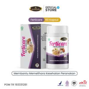 FERTICARE Herbal Menjaga Kesuburan Wanita Program Hamil Melancarkan Haid Binasyifa Herbal