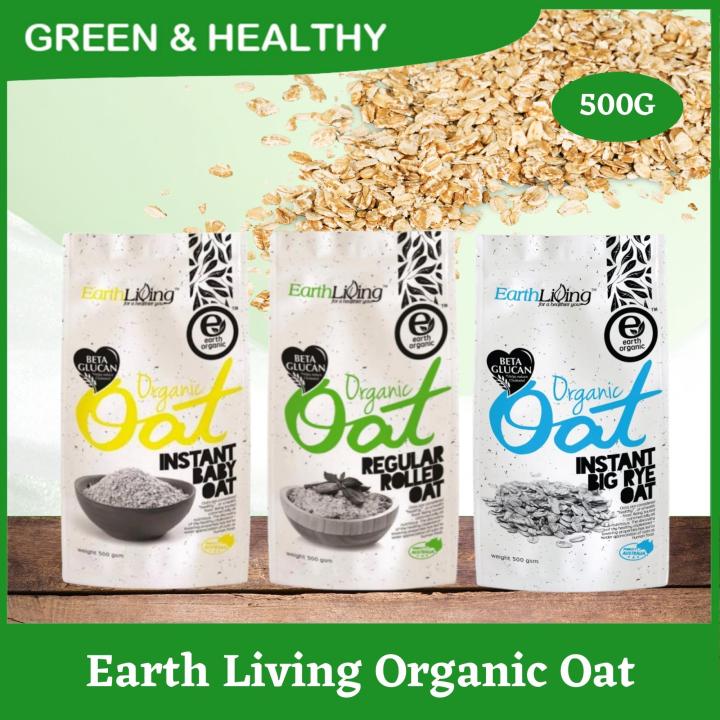 Earth Living Organic Oat (Instant Baby Oat/ Instant Big Rye Oat