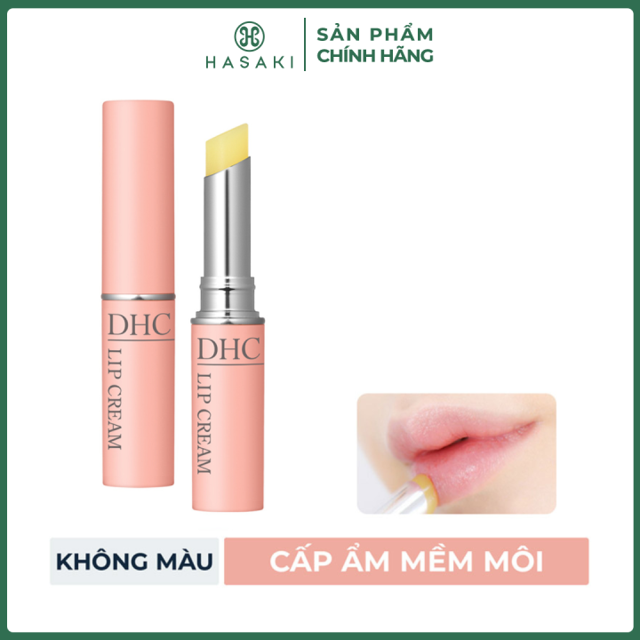 Son Dưỡng Môi DHC Không Màu Hỗ Trợ Giảm Thâm Môi 1.5g Lip Cream Hasaki ...