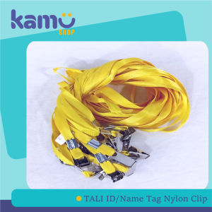 Tali Id Card Nylon Clip Besi / Tali Name Tag Nylon Clip ( CM - NYL ) 20 PCS