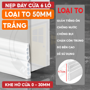Thanh chắn cửa chống ồn chống thoát hơi gió lạnh điều hòa ngăn côn trùng -  Nẹp xốp thế hệ mới 6L chặn gió ngăn bụi chống côn trùng khe cửa NANORON