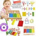 Mainan Puzzle 3D Matematika Anak Kids Math Learning Game Berhitung Mainan Edukasi Anak 48 Count Stick Edukatif Toys Games Wood Material Kayu Aman Latih Kecerdasan Otak Hadiah Koleksi Pajangan Hiasan s6238 - Multicolor. 