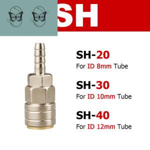 CGdailyToolsMix Pneumatic Quick Connector Self-locking Compressor Plugs PP/SP/PM/SM/PH/SH/PF Air Compressor Fitting