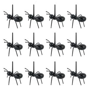 12PCS Mini Ants Shape Picks Reusable Party Toothpicks Dessert Fork Animal Appetizer Forks