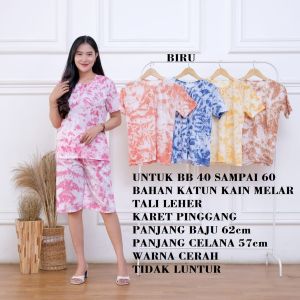 SETELAN BATIK WANITA TERBARU 2021 KEKINIAN BLUS dan CELANA PENDEK MODEL BAJU SANTAI MODERN