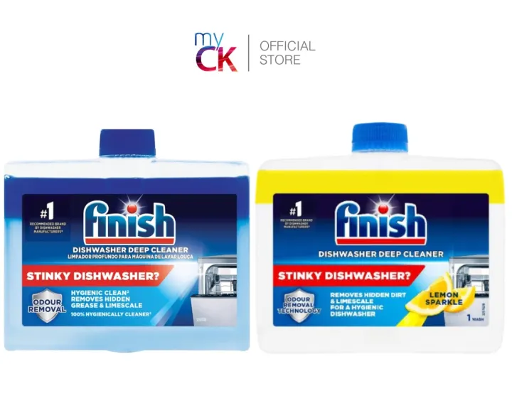 Finish Dishwasher Machine Cleaner Liquid 250ml (Lemon/Regular)
