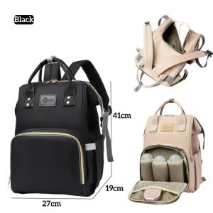 SG EmmAmy® Large Capacity Mummy Bag Backpack Multifunctional Portable Stroller Bag Diaper Beg Waterproof Backpack